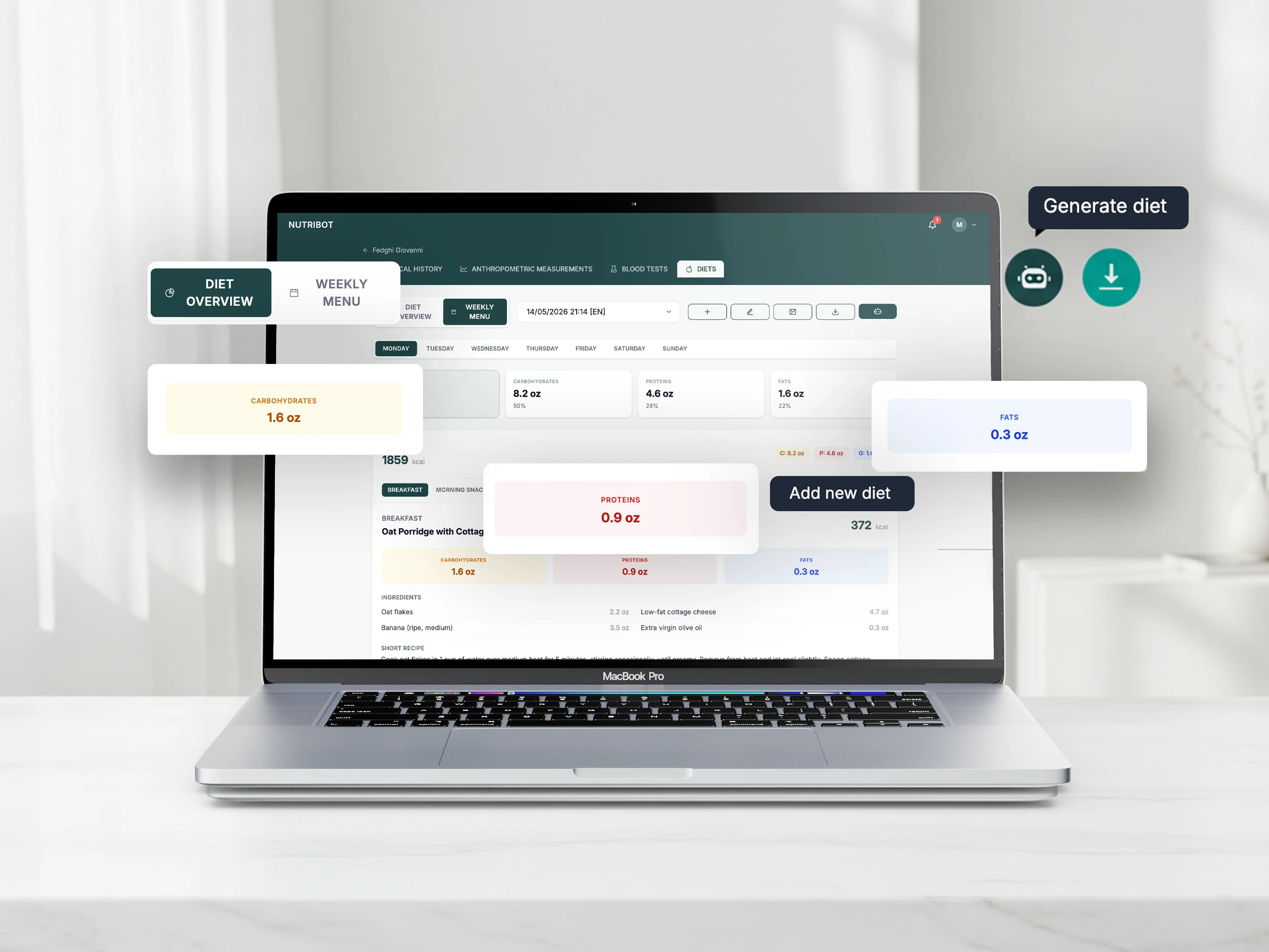 Sign up and add patients